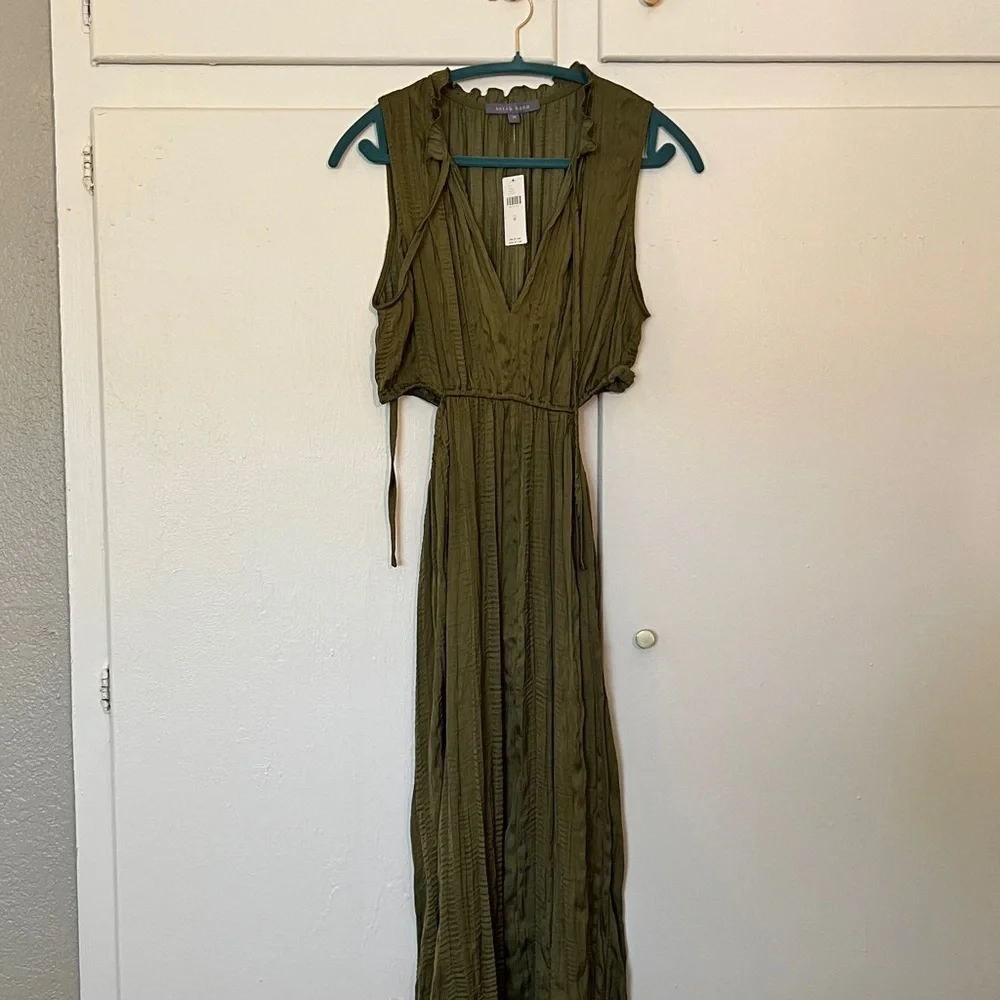 Anthropologie - Sarah Hann Textured Mock-Neck Cutout Dress NWT - Picture 6 of 7